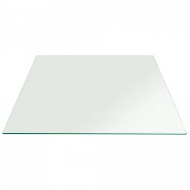48 Inch Round Glass Table Top 1/4 Thick Flat Polish Edge Tempered by Fab Glass and Mirror 